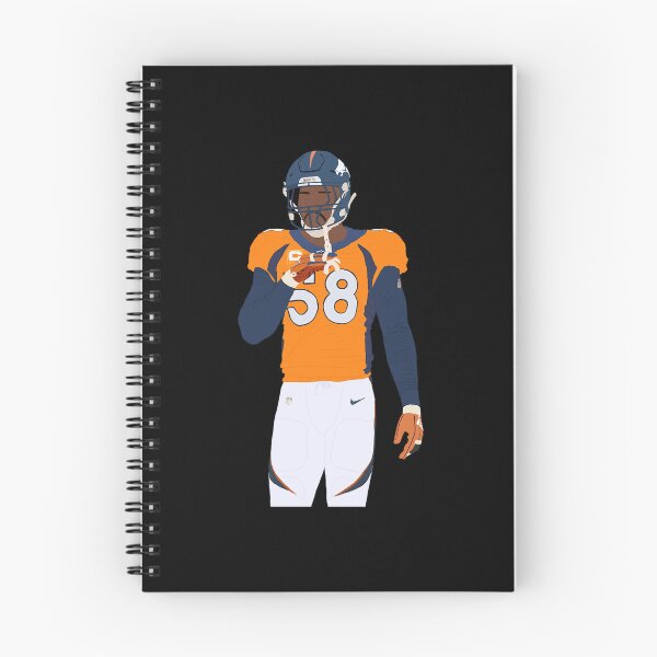 Item preview, Von Miller Denver Broncos Art designed and sold by TheMerchantt.