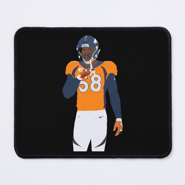 Item preview, Von Miller Denver Broncos Art designed and sold by TheMerchantt.