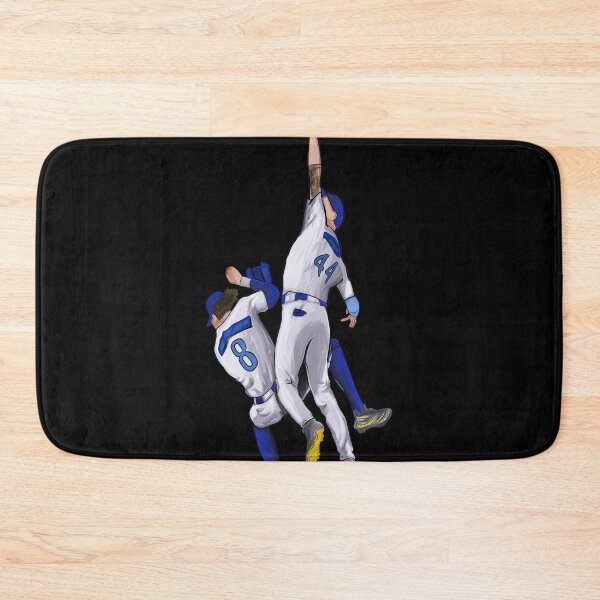 Item preview, Blue Heaven Double Catch Baseball Art designed and sold by DANAROADNAX.