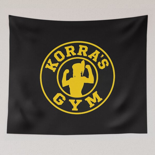 Item preview, Korra's Gym Strength Training Silhouette Emblem designed and sold by ValicityCharo.