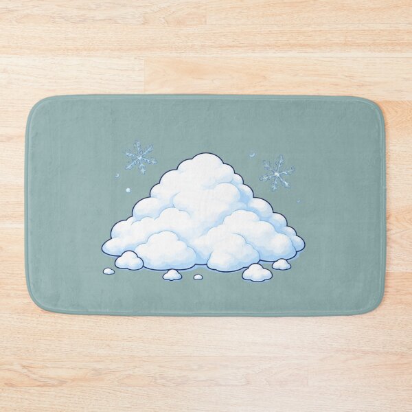 Item preview, Cute Snow Pile Illustration with Snowflakes for Winter Lovers designed and sold by Theproxmrt.