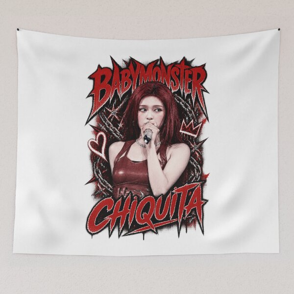 Item preview, BABYMONSTER Chiquita Maknae Energy Spiky Metal Art designed and sold by Valereekmerch.