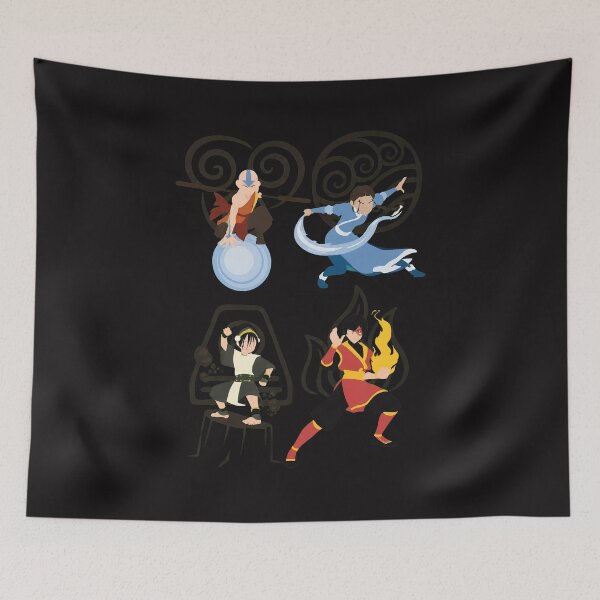 Item preview, Four Elements Friends Minimalist Animation  designed and sold by ValicityCharo.