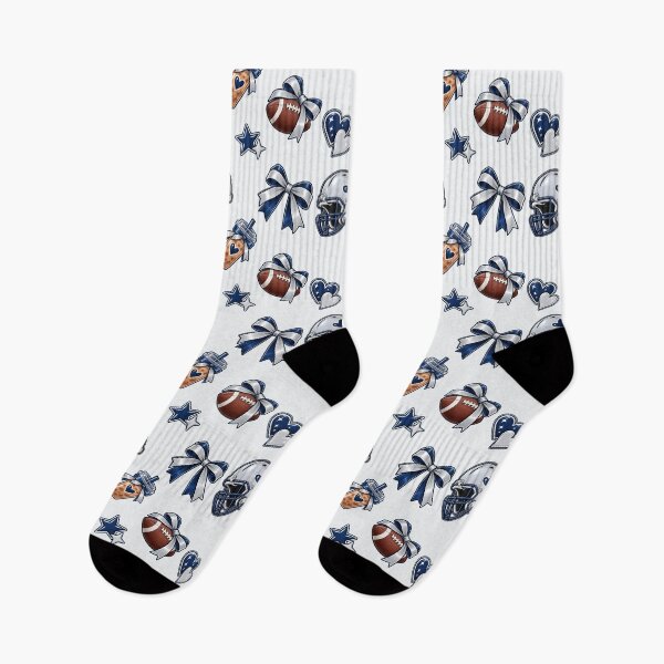 Item preview, Dallas Football Pattern – Navy & Silver Game Day designed and sold by SnugbugStudios.