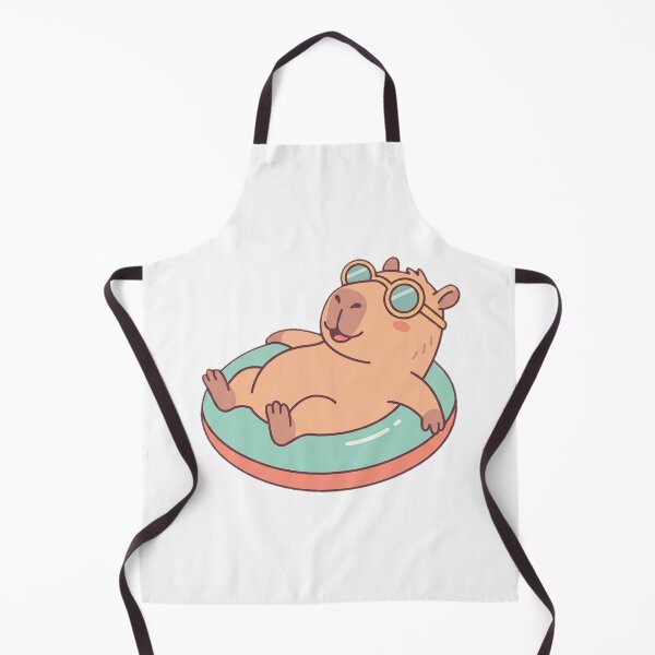 Item preview, Capybara Swimming - Born to Swim Cute Animal designed and sold by Sleonheart.