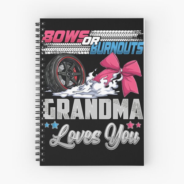 Item preview, burnouts or Bows Gender Reveal Party Announcement Grandma designed and sold by MarlaMaloneShop.