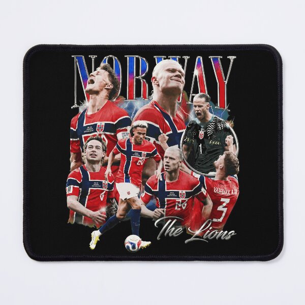 Item preview, Norway Soccer Team Collage Retro designed and sold by BoomCaesa.