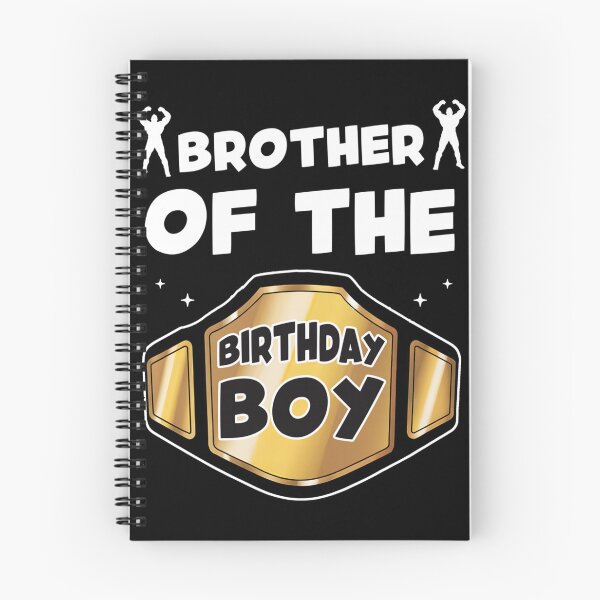 Item preview, Brother of The Birthday Boy Wrestling Belt Birthday Boys designed and sold by MarlaMaloneShop.