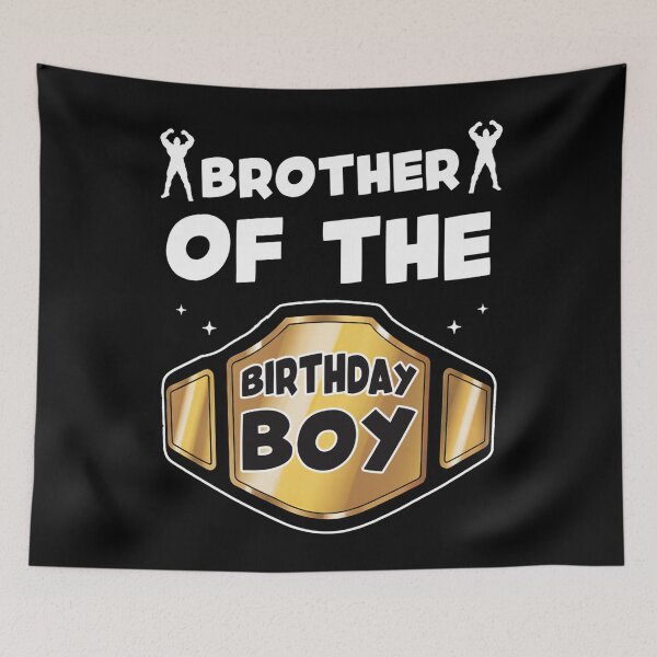 Item preview, Brother of The Birthday Boy Wrestling Belt Birthday Boys designed and sold by MarlaMaloneShop.