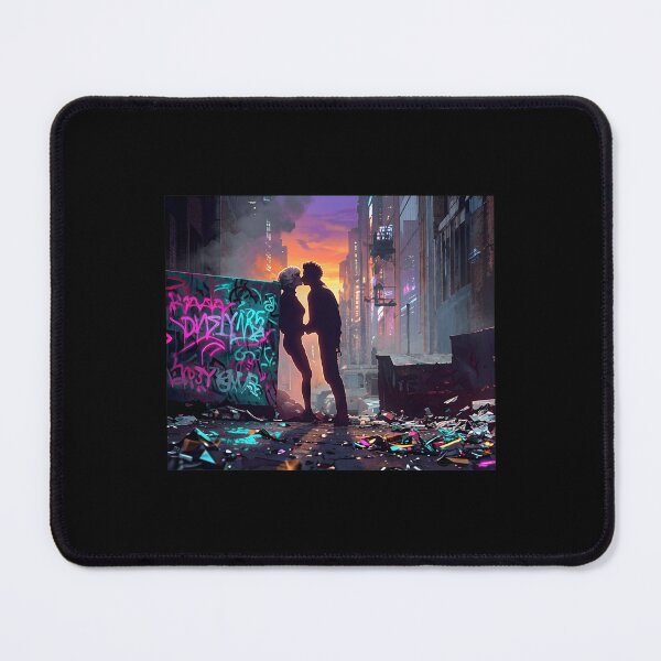 Item preview, Alleyway Kissd Silhouetted Backlight Drama designed and sold by Dropleader.