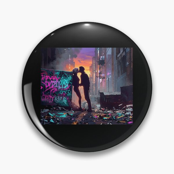 Item preview, Alleyway Kissd Silhouetted Backlight Drama designed and sold by Dropleader.