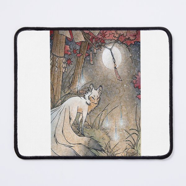 Item preview, Fox and Wisps Under the Moon and Maple Leaves Journal designed and sold by MarcusLyle.