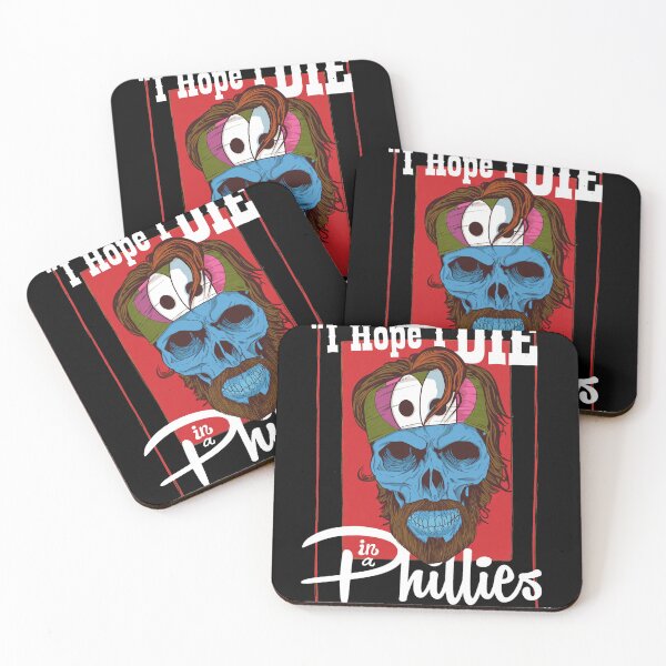 Item preview, Hope I Die Philly Baseball Zombie Fan designed and sold by DANAROADNAX.