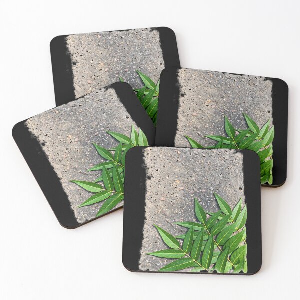 Item preview, green leaves on the pavement designed and sold by nasr-say.