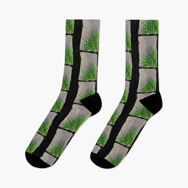 Item preview, green leaves on the pavement designed and sold by nasr-say.