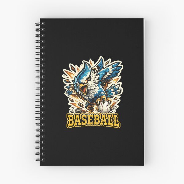 Item preview, Fierce Blue Bird Baseball Mascot Illustration designed and sold by DANAROADNAX.