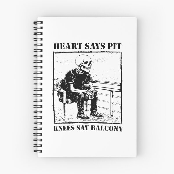 Item preview, Skeleton Heart Says Pit Knees Balcony designed and sold by JOSHUAUINNEY.