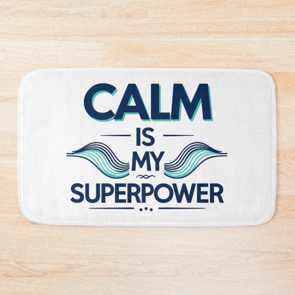 Item preview, Calm Is My Superpowee. Positive Mindset & Self Care Quote designed and sold by Aarvya Fashion Club ( A.F.C ).
