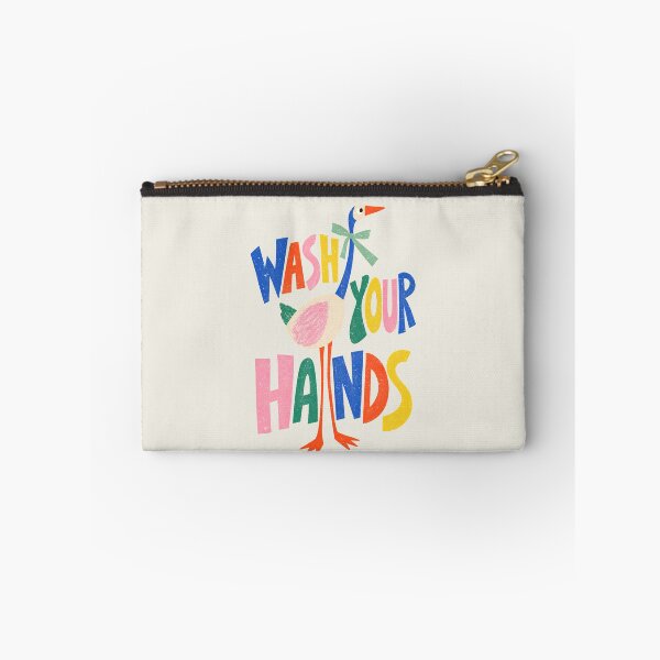 Item preview, Colorful Goose Design - Wash Your Hands designed and sold by SaltedBeachPaperie.