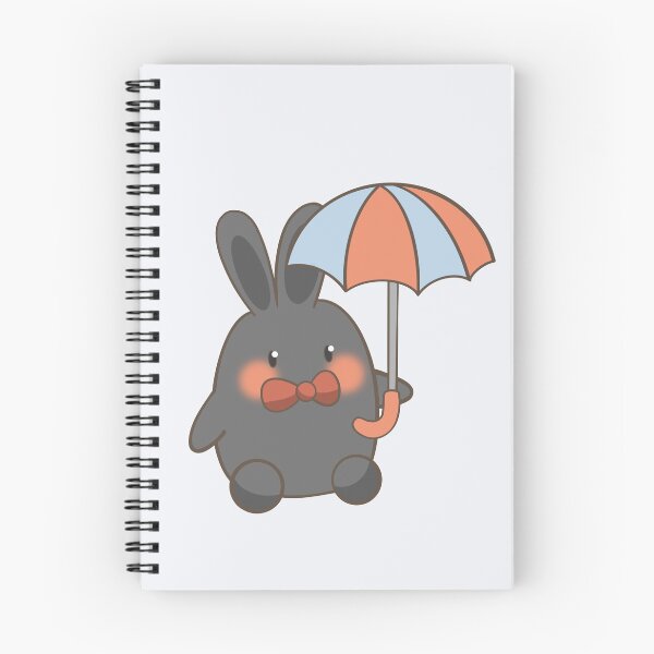 Item preview, Cute Black Easter Bunny Umbrella Flat Vector designed and sold by Porpor Artwork.