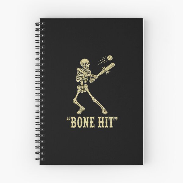 Item preview, Bone Hit Skeleton Baseball Player Vintage Art designed and sold by DANAROADNAX.