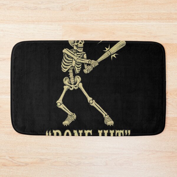 Item preview, Bone Hit Skeleton Baseball Player Vintage Art designed and sold by DANAROADNAX.