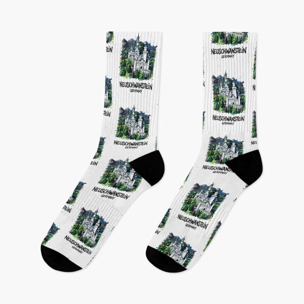 Item preview, Neuschwanstein Castle Bavaria Germany Art designed and sold by Merch by Das Design Studio.