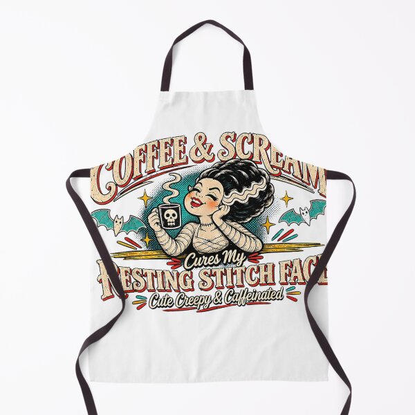 Item preview, Coffee Scream Cures My Resting Stitch Face Cute T-Shirt designed and sold by Magoya Store ⭐⭐⭐⭐⭐.