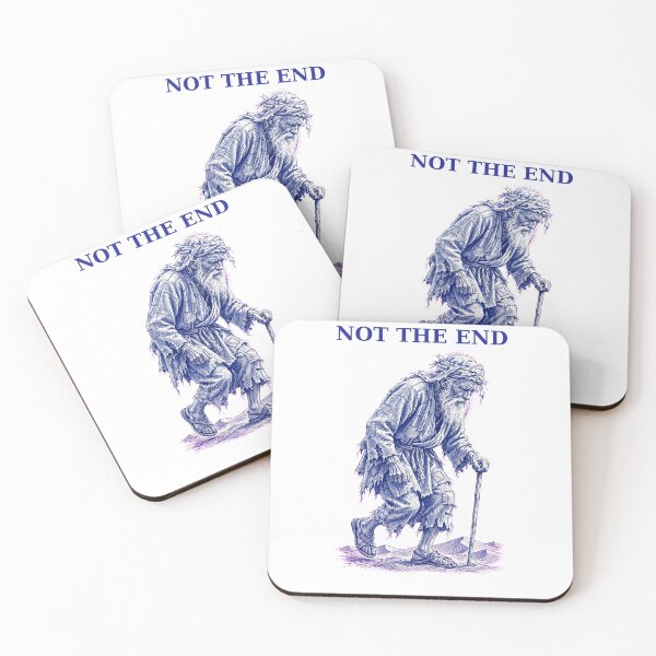Item preview, Not The End Shirt - Elderly Man Desert Art - Keep Going Shirt designed and sold by yassine elhaidi.