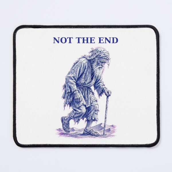 Item preview, Not The End Shirt - Elderly Man Desert Art - Keep Going Shirt designed and sold by yassine elhaidi.
