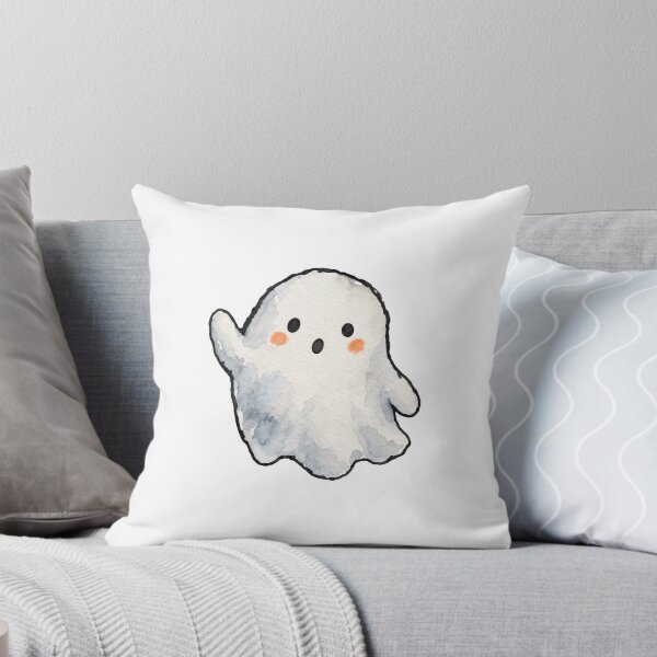 Item preview, Cute Little Waving Halloween Ghost Illustration designed and sold by Jessie's Palette.