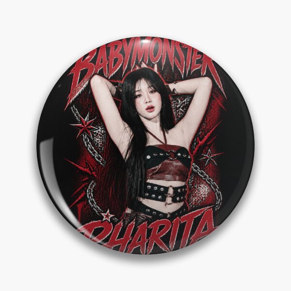 Item preview, Spiky Gothic Lettering BABYMONSTER Pharita Live Performance designed and sold by Valereekmerch.