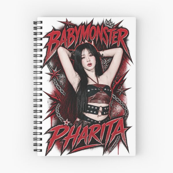 Item preview, Spiky Gothic Lettering BABYMONSTER Pharita Live Performance designed and sold by Valereekmerch.