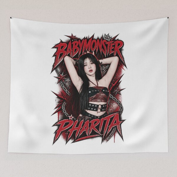 Item preview, Spiky Gothic Lettering BABYMONSTER Pharita Live Performance designed and sold by Valereekmerch.