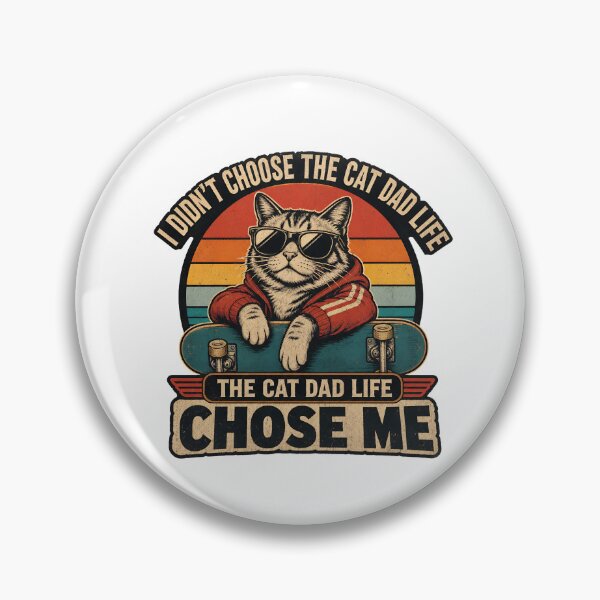 Item preview, Cool Cat Dad Life Retro Sunset designed and sold by OlyvieArt.