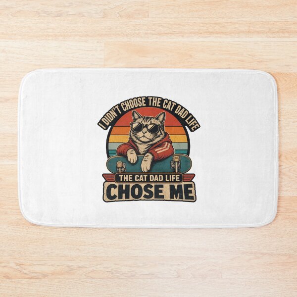 Item preview, Cool Cat Dad Life Retro Sunset designed and sold by OlyvieArt.