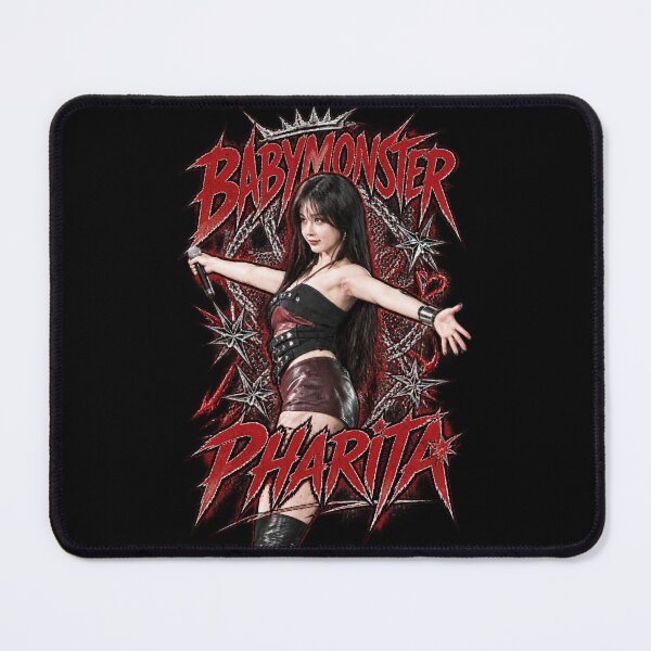 Item preview, Sharp Metal Typography BABYMONSTER Pharita Concert Aura designed and sold by Valereekmerch.
