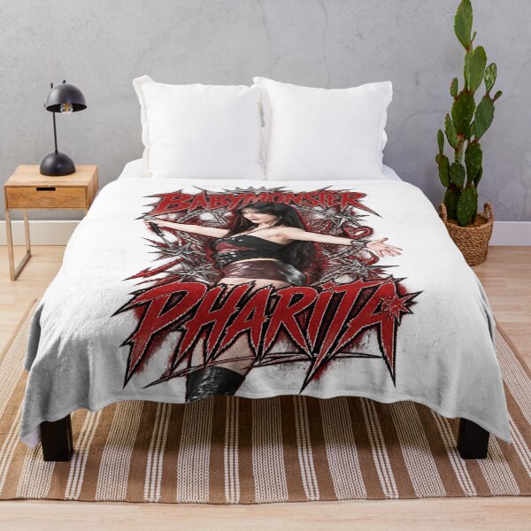 Item preview, Sharp Metal Typography BABYMONSTER Pharita Concert Aura designed and sold by Valereekmerch.