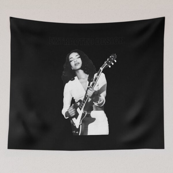 Item preview, Monochrome Guitarist Portrait Vibe designed and sold by JOSHUAUINNEY.