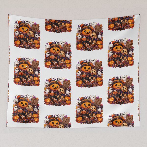 Item preview, Cute Golden Retriever Pumpkin Witch Halloween Sticker  Spooky Paws & Kisses Kawaii Fall Decor designed and sold by FestivityFinds.