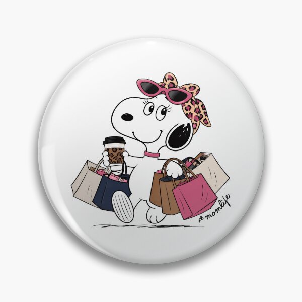 Item preview, Chic Dog Mom Shopping Coffee Fun  designed and sold by drigue.
