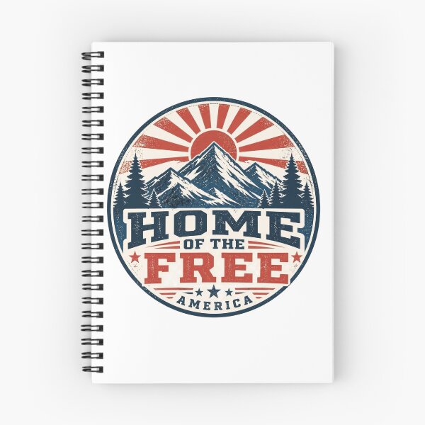 Item preview, Home of the Free Mountain Emblem - America designed and sold by Avenuse style.
