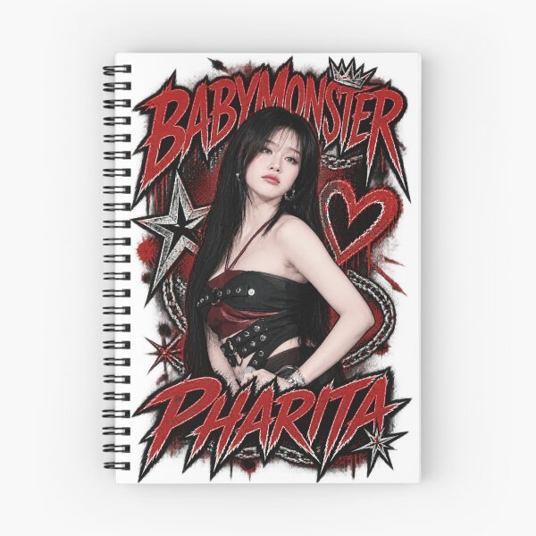 Item preview,  Dark Heavy Metal Concept BABYMONSTER Pharita Vocal Power designed and sold by Valereekmerch.