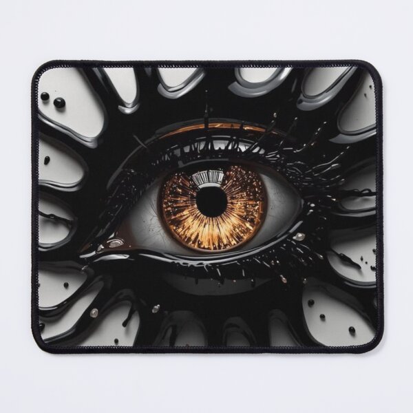 Item preview, Surreal Amber Eye Dark Liquid Splatter designed and sold by DKSH1234.