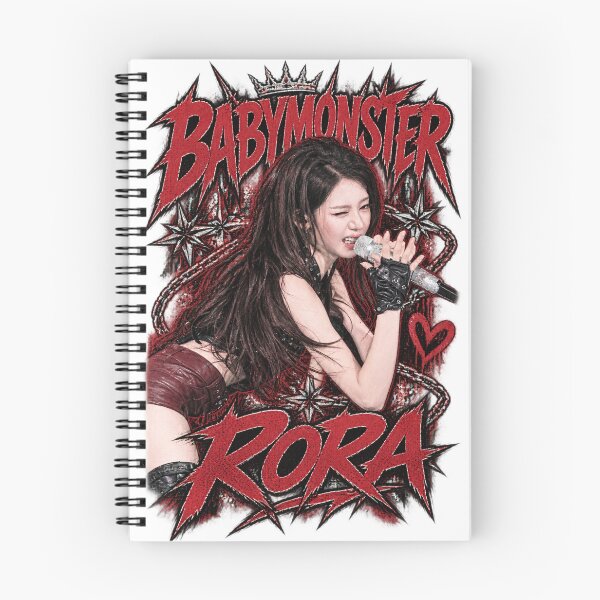 Item preview,  BABYMONSTER Rora Sweet Vocal Charm Spiky Metal Font designed and sold by Valereekmerch.