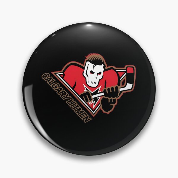 Item preview, Calgarys Hitmens Skulls Hockey Logo designed and sold by Dropleader.