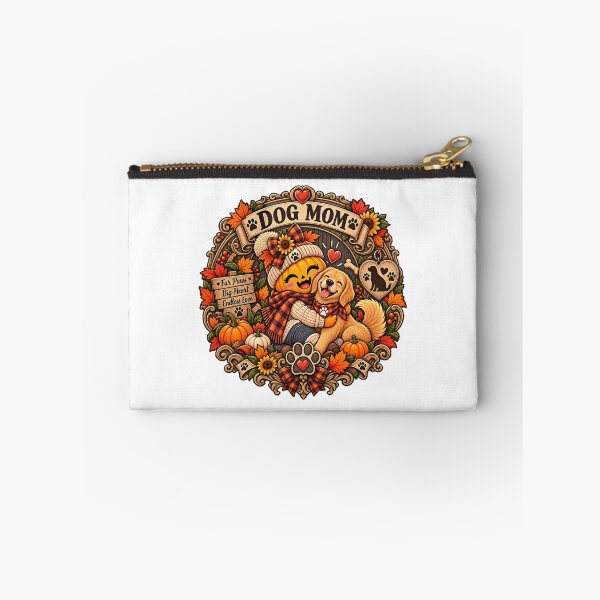 Item preview, Dog Mom Pumpkin Hugging Golden Retriever Sticker  Cute Fall Puppy Lover Gift designed and sold by FestivityFinds.