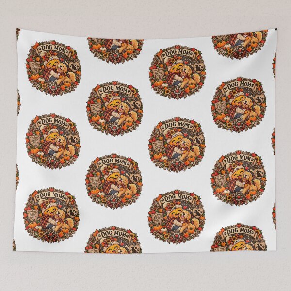 Item preview, Dog Mom Pumpkin Hugging Golden Retriever Sticker  Cute Fall Puppy Lover Gift designed and sold by FestivityFinds.