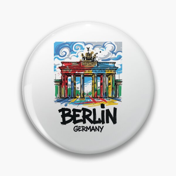 Item preview, Brandenburg Gate Berlin Germany Art Print designed and sold by Merch by Das Design Studio.