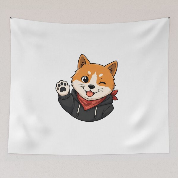 Item preview, Cute Ginger Cat Face with Collar Art designed and sold by OlyvieArt.